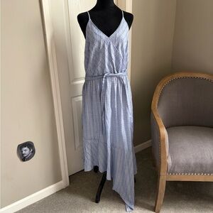 Universal Thread Light Blue Asymmetrical Dress